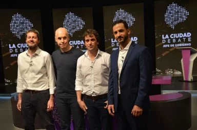 Los candidatos a Jefe de Gobierno en la Ciudad de Buenos Aires debatieron en vivo