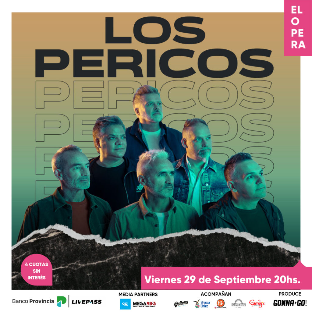 Los Pericos se presentan en el Teatro Ópera de La Plata