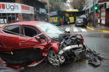 Choque en Balvanera: siete personas fueron hospitalizadas y un conductor terminó detenido por manejar alcoholizado