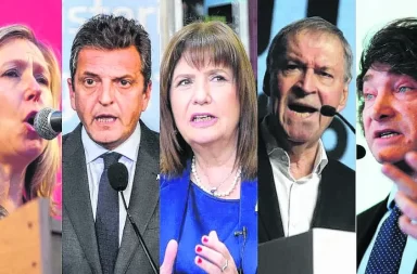 Se viene el debate: llegan los candidatos a Santiago del Estero y realizan una prueba