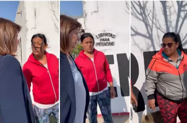 Video | Patricia Bullrich fue al barrio Emerenciano y los vecinos la echaron: "Nosotros no la votamos, vieja borracha"