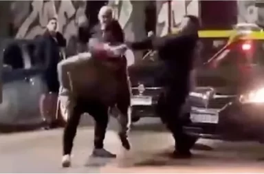 La pelea entre taxistas en Palermo que termino muy mal