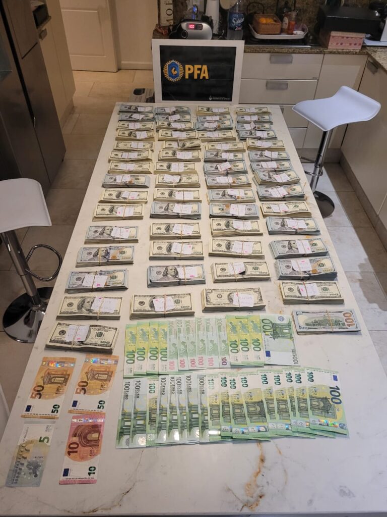 Yategate: secuestran casi 600 mil dólares en el allanamiento a la casa de la modelo Sofia Clerici