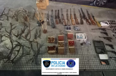 Incautan armas y municiones en un local de la zona comercial de Palermo
