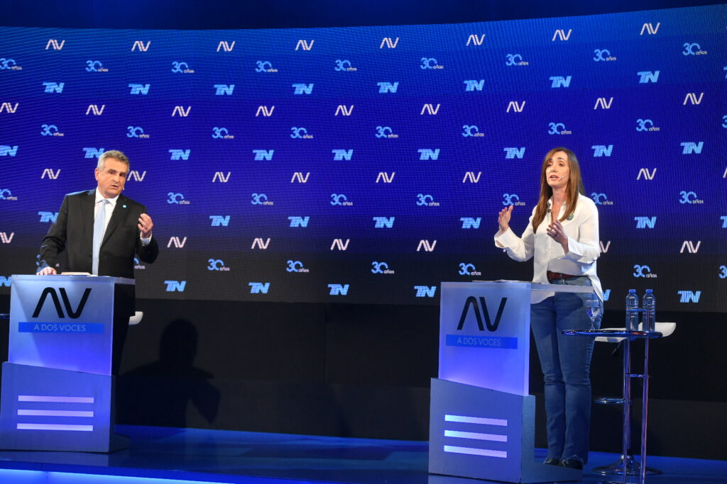 Balotaje 2023: Rossi y Villarruel se cruzaron en un tenso debate de candidatos a vicepresidente