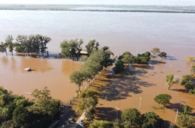 Refuerzan centros de evacuados por crecidas del río Uruguay en Entre Ríos