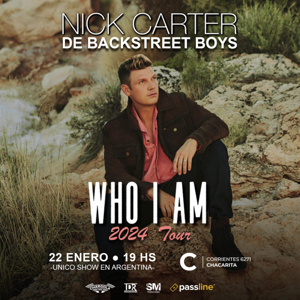 Nick Carter llega a la Argentina con 'Who I Am' tour