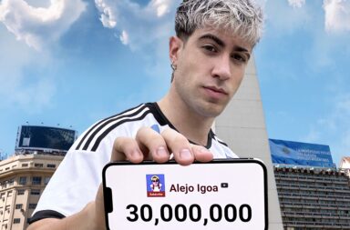 Alejo Igoa es el primer Youtuber argentino en alcanzar 30 millones de suscriptores