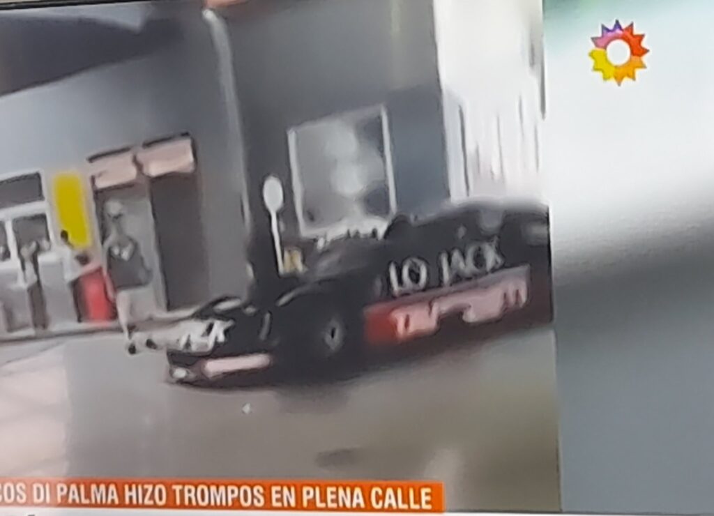 Marcos Di Palma armó un alboroto con un auto de carrera en el centro de Pergamino y evalúan sanciones