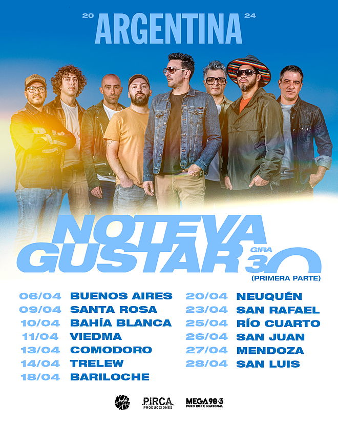 No Te Va Gustar anuncia la primera parte de su tour por Argentina