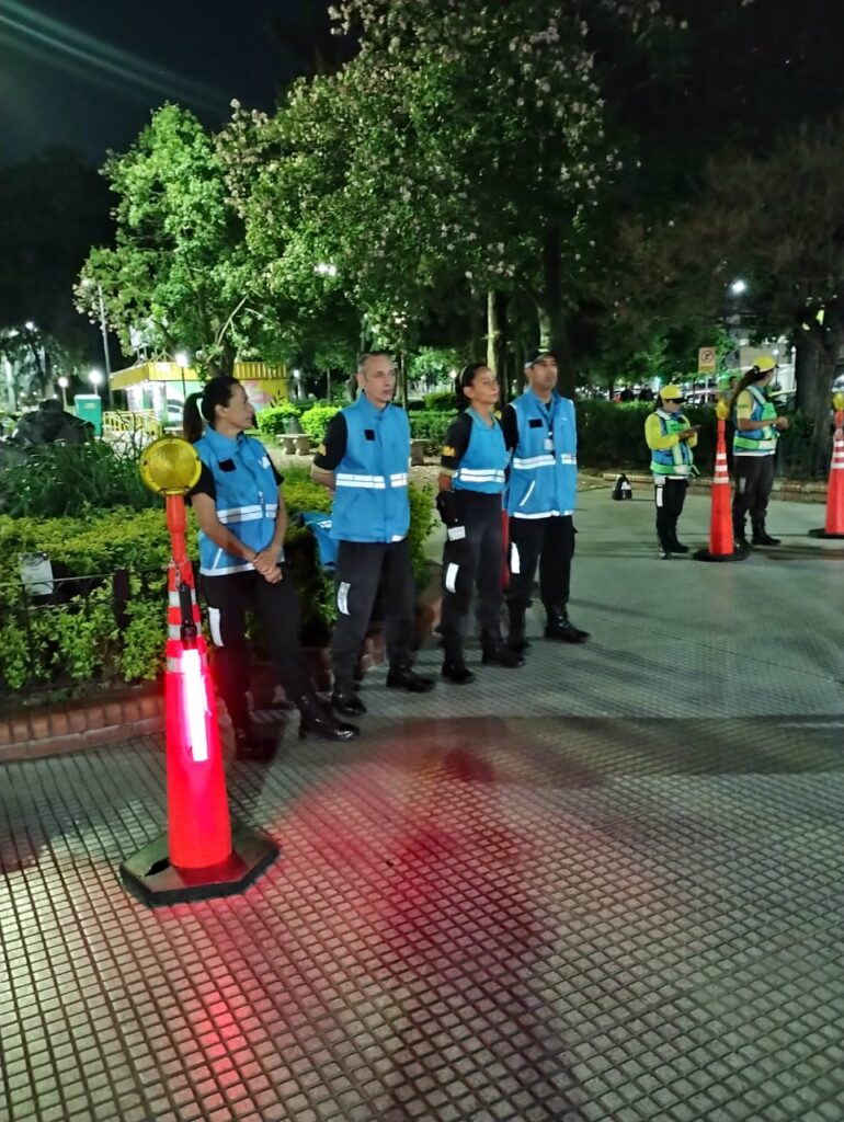 Fuerte operativo de seguridad por la celebración del UPD en la Ciudad: solo un menor fue trasladado por intoxicación