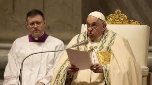El Papa francisco encabezó la Misa de resurrección por Pascuas